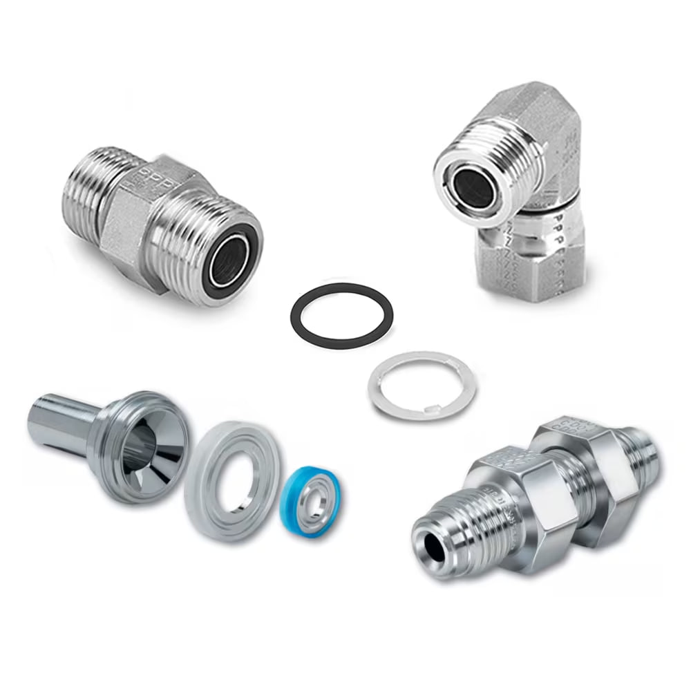اتصالات واشر تخت Face Seal Fittings